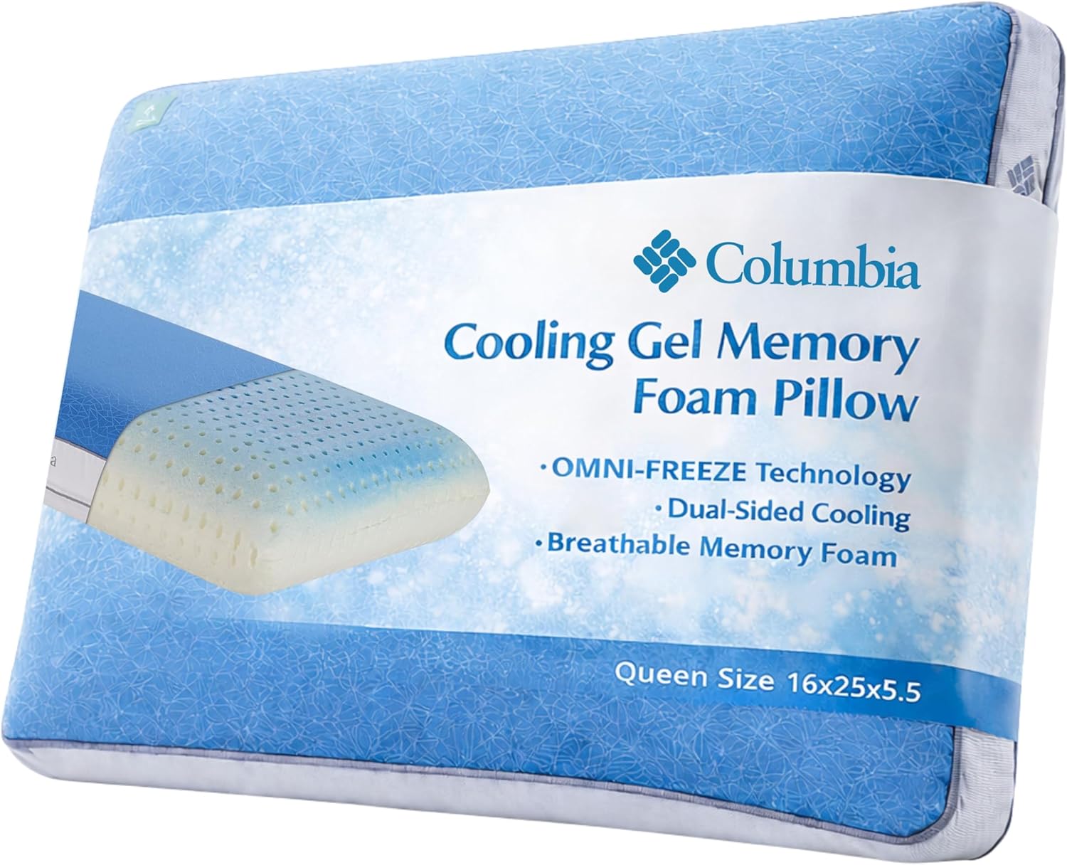 Columbia Cooling Gel Memory Foam Pillow