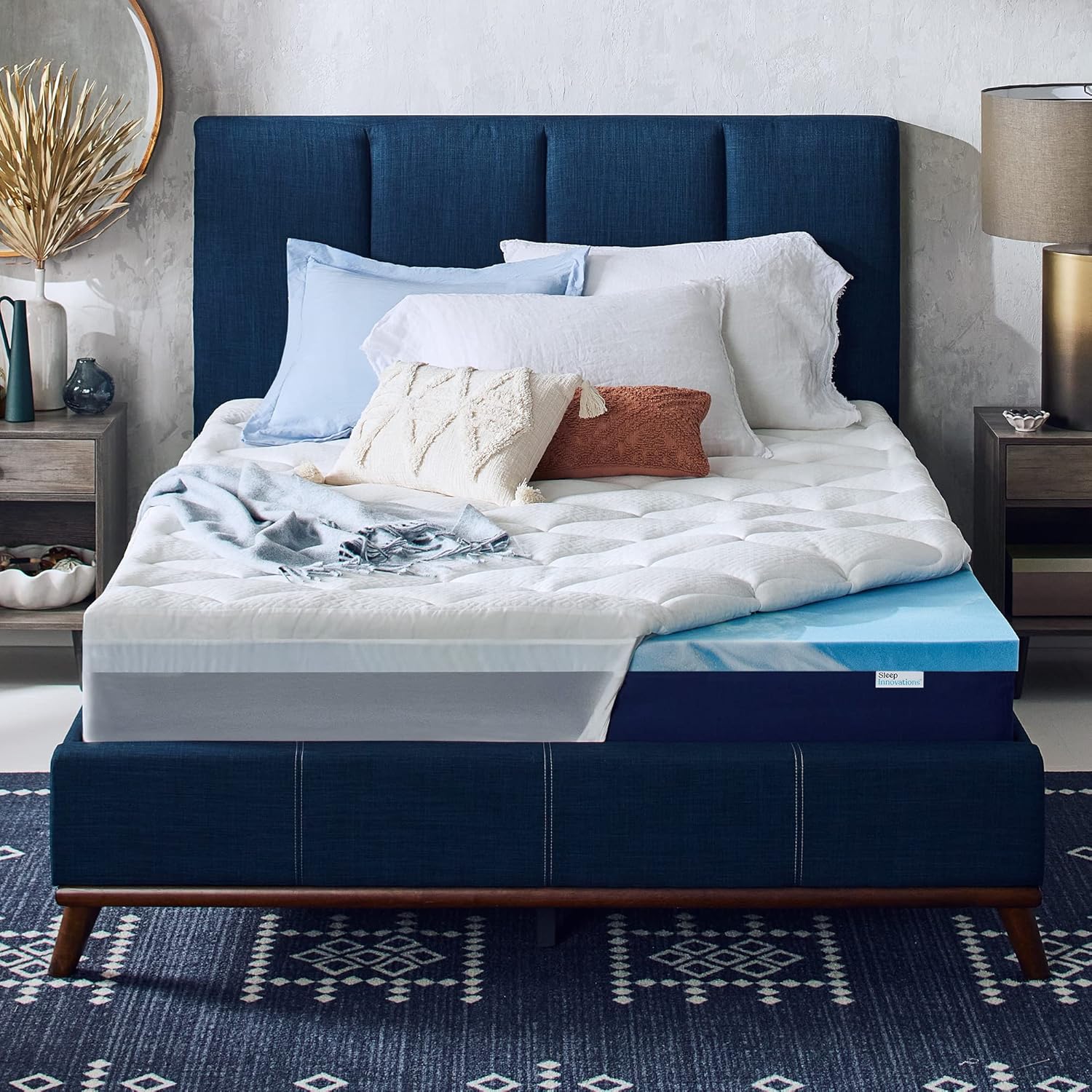 Sleep Innovations  Memory Foam Mattress Topper